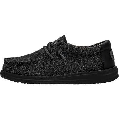 HEYDUDE Boys Wally Youth Basic Mokassin, Schwarz, Größe 31 EU HEYDUDE Boys Wally Youth Basic Mokassin, Schwarz, Größe 31 EU