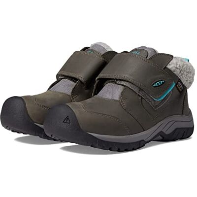 KEEN Unisex Kinder Kootenay 4 Mid Height Insulated Waterproof Stiefelette, Steel Grey Porcelain, 25 EU KEEN Unisex Kinder Kootenay 4 Mid Height Insulated Waterproof Stiefelette, Steel Grey Porcelain, 25 EU