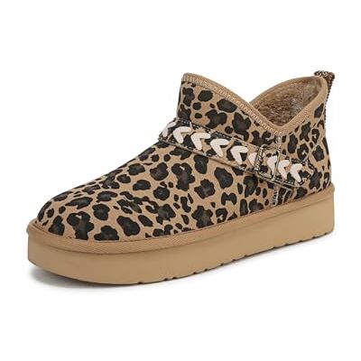 Blowfish Damen Mokolo Stiefelette, Wildlederimitat mit Leopardenmuster, 38.5 EU Blowfish Damen Mokolo Stiefelette, Wildlederimitat mit Leopardenmuster, 38.5 EU