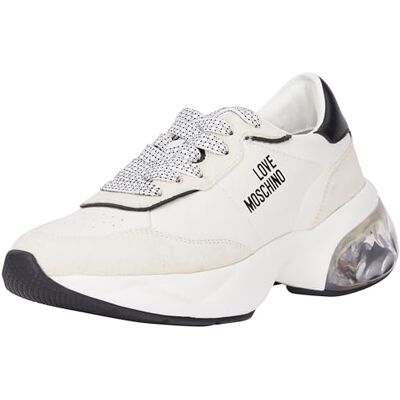 Love Moschino Turnschuhe Damen Weiß 37 EU Love Moschino Turnschuhe Damen Weiß 37 EU