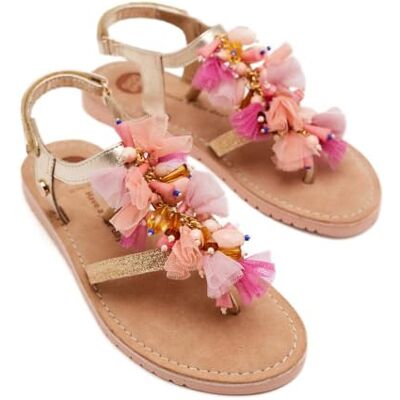 GIOSEPPO Damen Oakham Flache Sandale, bunt, 34 EU GIOSEPPO Damen Oakham Flache Sandale, bunt, 34 EU