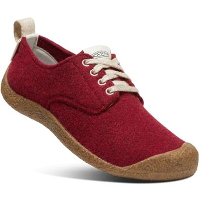 KEEN Women Mosey Derby, 7.5US Women/38 EU, red Felt/Birch KEEN Women Mosey Derby, 7.5US Women/38 EU, red Felt/Birch