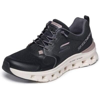 Skechers Damen Glide-Step Pro Turnschuhe, Black Mesh Synthetic Taupe Trim, 37 EU Skechers Damen Glide-Step Pro Turnschuhe, Black Mesh Synthetic Taupe Trim, 37 EU