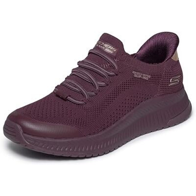 Skechers Damen Bobs Squad 4 Dire Step Turnschuhe, Burgundy Engineered Knit, 37.5 EU Skechers Damen Bobs Squad 4 Dire Step Turnschuhe, Burgundy Engineered Knit, 37.5 EU