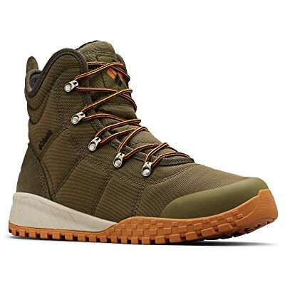 Columbia Fairbanks WP Omni-Heat wasserdichte Schneestiefel für Herren, Grün (Nori x Canyon Gold), 41.5 EU Columbia Fairbanks WP Omni-Heat wasserdichte Schneestiefel für Herren, Grün (Nori x Canyon Gold), 41.5 EU