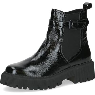 CAPRICE Damen 9-25413-45 Stiefelette, Black Naplak, 39 EU CAPRICE Damen 9-25413-45 Stiefelette, Black Naplak, 39 EU