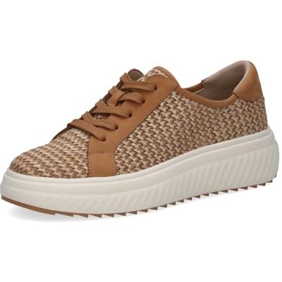 CAPRICE Damen Sneaker flach, Braun (Camel Comb), 42 CAPRICE Damen Sneaker flach, Braun (Camel Comb), 42
