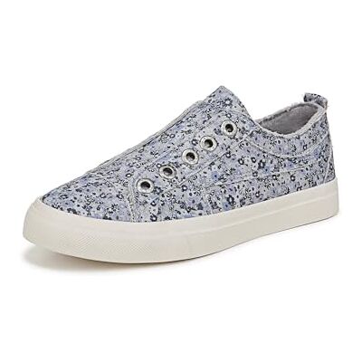 Blowfish Damen Spielen Sneaker, Blau floral, 37 EU Blowfish Damen Spielen Sneaker, Blau floral, 37 EU