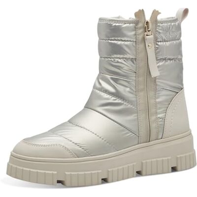 S. Oliver Damen Winterstiefel ohne Absatz Gefüttert Vegan, Gold (Champagne), 39 EU S. Oliver Damen Winterstiefel ohne Absatz Gefüttert Vegan, Gold (Champagne), 39 EU