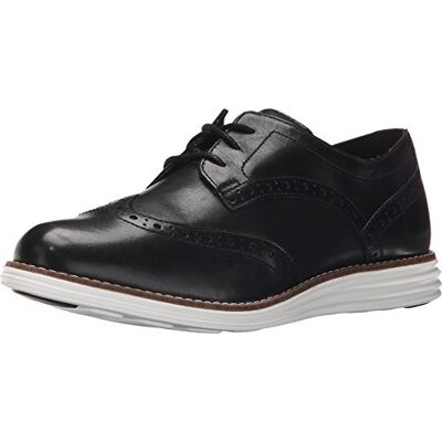 Cole Haan COZ7W # Herren Original Grand Wingtip Oxfords Schnürhalbschuhe, Schwarz (Black Leather/White Black/White), 43 (10 US) Cole Haan COZ7W # Herren Original Grand Wingtip Oxfords Schnürhalbschuhe, Schwarz (Black Leather/White Black/White), 43 (10 US)