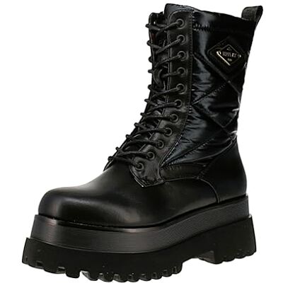 Replay Damen Stiefeletten zum Schnüren, Black 003 (Schwarz), 37 Replay Damen Stiefeletten zum Schnüren, Black 003 (Schwarz), 37