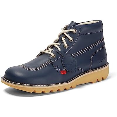 Kickers Unisex-Stiefeletten aus Leder, Alternative Kick Hi Classic, pflanzliches Material, extra bequem, zusätzliche Haltbarkeit, Premium-Qualität, marineblau, 39 EU Kickers Unisex-Stiefeletten aus Leder, Alternative Kick Hi Classic, pflanzliches Material, extra bequem, zusätzliche Haltbarkeit, Premium-Qualität, marineblau, 39 EU