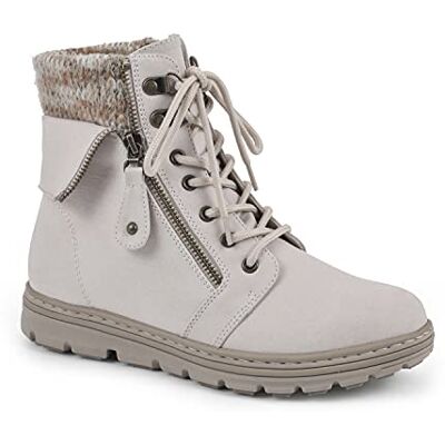 CLIFFS BY WHITE MOUNTAIN Damen Kaylee Stiefelette, Winterweiß/Stoff/Pullover, 41 EU CLIFFS BY WHITE MOUNTAIN Damen Kaylee Stiefelette, Winterweiß/Stoff/Pullover, 41 EU