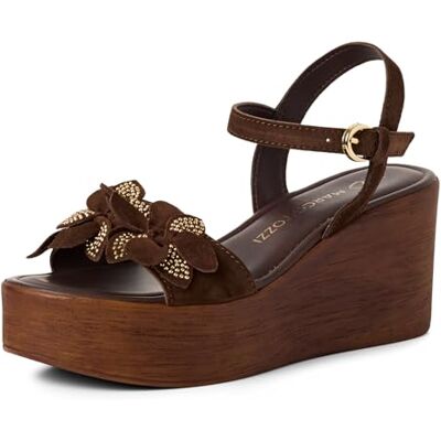 MARCO TOZZI Damen 2-28398-46 Sandale, Kaffee, 41 EU MARCO TOZZI Damen 2-28398-46 Sandale, Kaffee, 41 EU