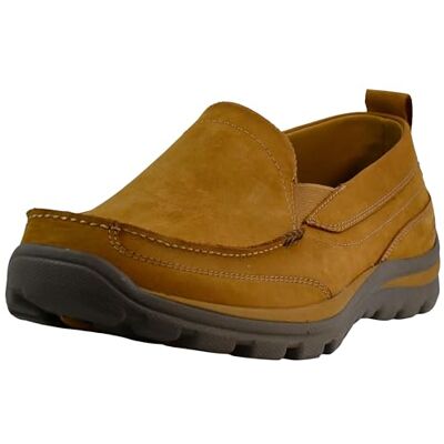 Skechers Herren Superior-Milford 64365 Moc Toe Slip On, Helles Braun, 42.5 EU Skechers Herren Superior-Milford 64365 Moc Toe Slip On, Helles Braun, 42.5 EU