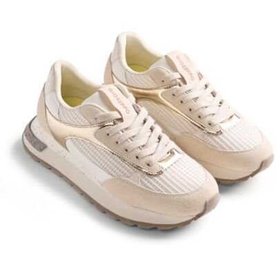 GIOSEPPO PUSCA Damen-Sneaker, Off-White, Größe 40 GIOSEPPO PUSCA Damen-Sneaker, Off-White, Größe 40
