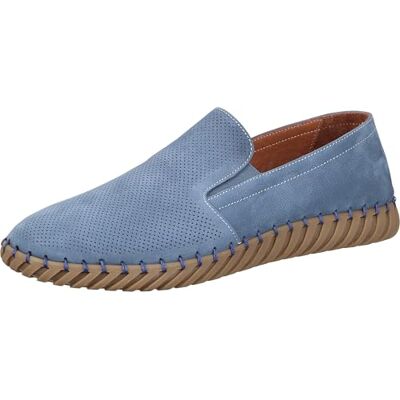 Manitu Herren 630269-05 Mokassin, Blau, 45 EU Manitu Herren 630269-05 Mokassin, Blau, 45 EU