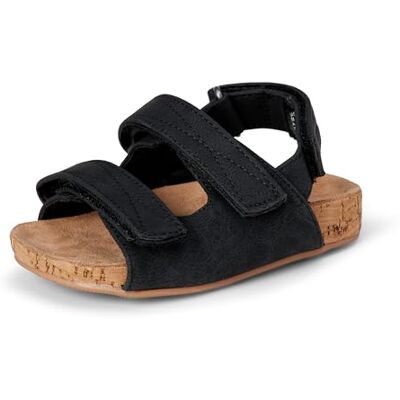 Amazon Jungen Sandalen aus Kork, Schwarz, 23 EU Amazon Jungen Sandalen aus Kork, Schwarz, 23 EU