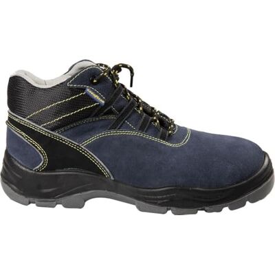 Goodyear S1P Hochsicherheitsschuhe mit Metall aus Veloursleder Farbe Blau und Schwarz Größe 45 Goodyear S1P Hochsicherheitsschuhe mit Metall aus Veloursleder Farbe Blau und Schwarz Größe 45