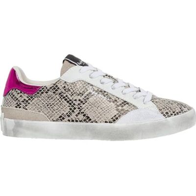 Pepe Jeans Damen Lane Snake W Sneaker, Weiß (Mousse White), 3 Pepe Jeans Damen Lane Snake W Sneaker, Weiß (Mousse White), 3