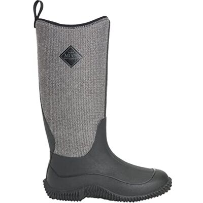 Muck Boots Damen Hale Gummistiefel, Schwarz W Fuzzy Fischgrätenmuster, 40.5 EU Muck Boots Damen Hale Gummistiefel, Schwarz W Fuzzy Fischgrätenmuster, 40.5 EU