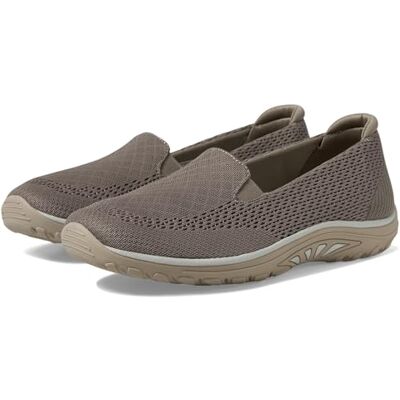 Skechers Women's Reggae Fest-Willows Vibe Loafer Flat, Dark Taupe, 37 EU Skechers Women's Reggae Fest-Willows Vibe Loafer Flat, Dark Taupe, 37 EU
