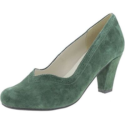 Hirschkogel Damen Pumps, Dk Grün, 36 EU Hirschkogel Damen Pumps, Dk Grün, 36 EU