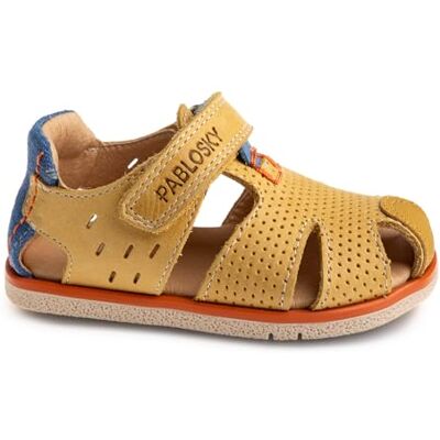 Pablosky QUIZZ 055080 Sandale, gelb, 21 EU Ancho Pablosky QUIZZ 055080 Sandale, gelb, 21 EU Ancho