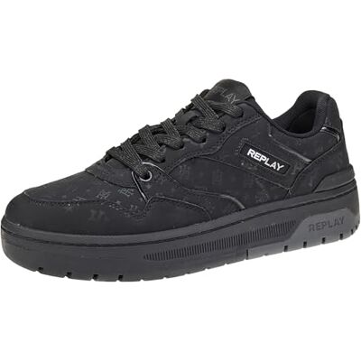 Replay Damen Cupsole Sneaker Gemini W Total Schuhe, Schwarz (Black 003), 38 Replay Damen Cupsole Sneaker Gemini W Total Schuhe, Schwarz (Black 003), 38
