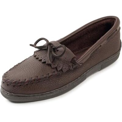 Minnetonka Damen Moosehide Fringed Kilty 392 Mokassin, Braun (Chocolate), 37 EU Minnetonka Damen Moosehide Fringed Kilty 392 Mokassin, Braun (Chocolate), 37 EU
