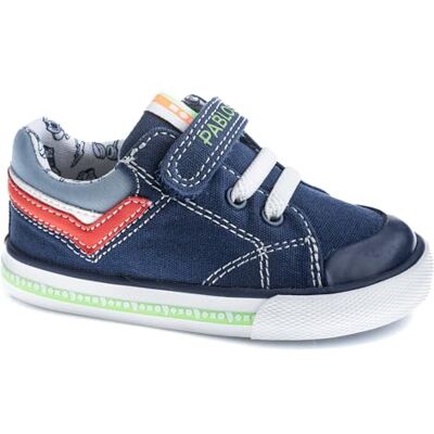Pablosky Gummi 984510, Baby-Sneaker, Marineblau, Größe 24 Pablosky Gummi 984510, Baby-Sneaker, Marineblau, Größe 24