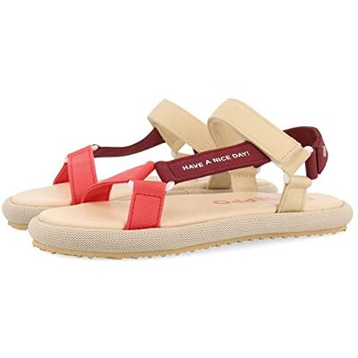 GIOSEPPO Mehrfarbige Sandalen für Damen, mit Riemen, verstellbarer Verschluss, bunt, 40 EU GIOSEPPO Mehrfarbige Sandalen für Damen, mit Riemen, verstellbarer Verschluss, bunt, 40 EU