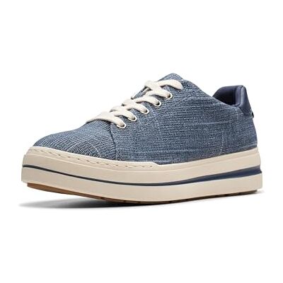 Clarks Damen Audreigh Sun Sneaker, Marineblau, 39.5 EU Weit Clarks Damen Audreigh Sun Sneaker, Marineblau, 39.5 EU Weit