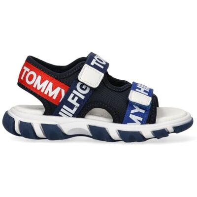 Tommy Hilfiger Kindersandalen Doppelklett Kyle, Blau/Royal/Rot, 24 EU Tommy Hilfiger Kindersandalen Doppelklett Kyle, Blau/Royal/Rot, 24 EU