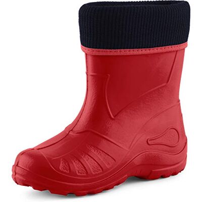 Ladeheid Kinder Mädchen Jungen Federleichte Eva Thermo Gummistiefel Gefüttert KL058 (Rot, 22 EU) Ladeheid Kinder Mädchen Jungen Federleichte Eva Thermo Gummistiefel Gefüttert KL058 (Rot, 22 EU)