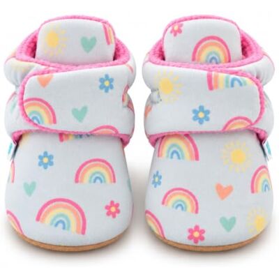 Dotty Fish Unisex Baby Regenbogen Baby-bootiesHausschuh Dotty Fish Unisex Baby Regenbogen Baby-bootiesHausschuh