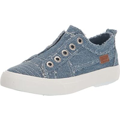 Blowfish Damen Spielen Sneaker, Light Stone Washed Denim, 36 EU Blowfish Damen Spielen Sneaker, Light Stone Washed Denim, 36 EU