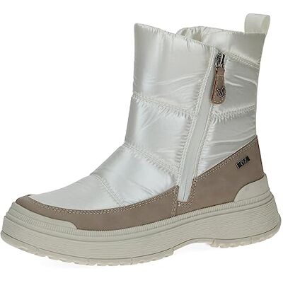CAPRICE Damen Winterstiefeletten ohne Absatz Airmotion mit Reißverschluss Gefüttert Weite G, Mehrfarbig (Pearl Comb), 41 EU CAPRICE Damen Winterstiefeletten ohne Absatz Airmotion mit Reißverschluss Gefüttert Weite G, Mehrfarbig (Pearl Comb), 41 EU