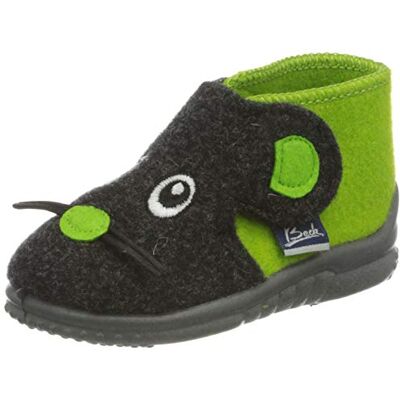 Beck Unisex Kinder Mäuschen Hausschuhe, Grün 09 Apfel, 21 EU Beck Unisex Kinder Mäuschen Hausschuhe, Grün 09 Apfel, 21 EU