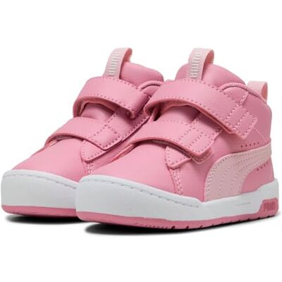 Puma MULTIFLEX 2 MID SL V INF Baby Boys' First Walking Shoes, Pink, Size 6 Puma MULTIFLEX 2 MID SL V INF Baby Boys' First Walking Shoes, Pink, Size 6
