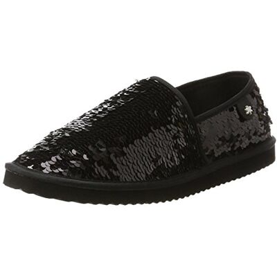 flip*flop flippadrilla*Sequins, Espadrilles, Schwarz (Black/Silver), 36 EU (3.5) flip*flop flippadrilla*Sequins, Espadrilles, Schwarz (Black/Silver), 36 EU (3.5)