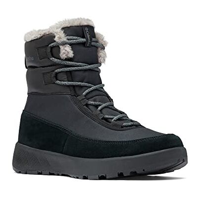 Columbia Slopeside Peak wasserdichte Schneestiefel für Damen, Schwarz (Black x Graphite), 36 EU Columbia Slopeside Peak wasserdichte Schneestiefel für Damen, Schwarz (Black x Graphite), 36 EU