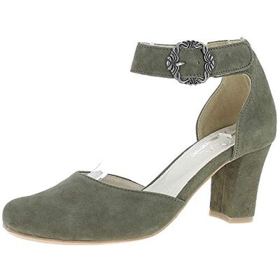 Hirschkogel 3007835, Damen Riemchenpumps, Grün (Khaki 046), 41 EU (7.5 UK) Hirschkogel 3007835, Damen Riemchenpumps, Grün (Khaki 046), 41 EU (7.5 UK)