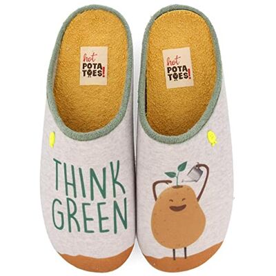 HOT POTATOES Gioseppo Herren Cudahy Hausschuh, grau, 42 EU HOT POTATOES Gioseppo Herren Cudahy Hausschuh, grau, 42 EU