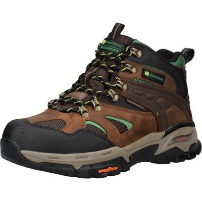 Skechers x John Deere ARCH FIT TARVER, Herren Stiefelette, Brown, Skechers x John Deere ARCH FIT TARVER, Herren Stiefelette, Brown,
