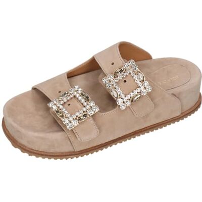 Melvin & Hamilton Pantoletten Damen Eve 3 Beige 37 Melvin & Hamilton Pantoletten Damen Eve 3 Beige 37