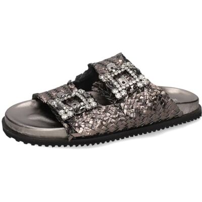 Melvin & Hamilton Pantoletten Damen Eve 1 Silber 38 Melvin & Hamilton Pantoletten Damen Eve 1 Silber 38