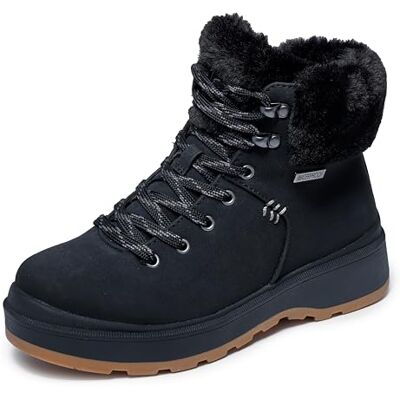 Skechers Damen Park City Stiefelette, Schwarz/Schwarz, 39 EU Skechers Damen Park City Stiefelette, Schwarz/Schwarz, 39 EU