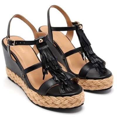 GIOSEPPO Damen Elderon Espadrilles, Schwarz, 39 EU GIOSEPPO Damen Elderon Espadrilles, Schwarz, 39 EU