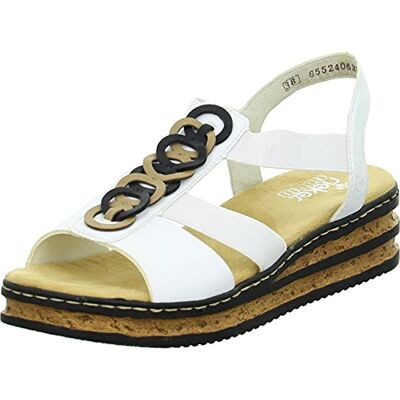Rieker Damen Sandalen 629Y2-80 weiß Gr. 41 Rieker Damen Sandalen 629Y2-80 weiß Gr. 41